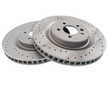 Evora Drilled Front Brake Discs OEM