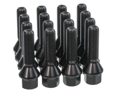 S2 / S3 Black Wheel Bolts 50mm Thread