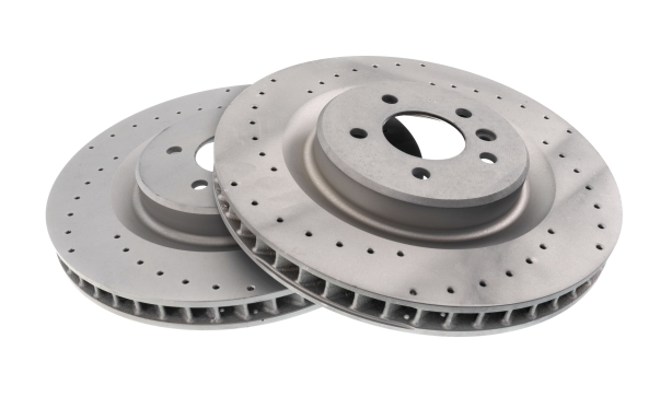 Evora Drilled Front Brake Discs OEM Image