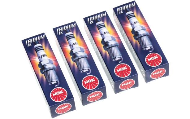 4 x NGK Iridium IX Spark Plugs BKR7EIX Image