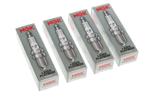 4 x NGK S1 K Series Platinum Spark Plugs Image