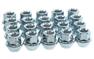 60 Degree Taper Silver Open End Wheel Nuts Image