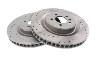 Evora Drilled Front Brake Discs OEM Image