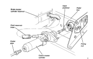 Clutch Master Cylinder Hose B117J0082F Image