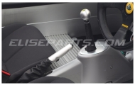 Silver-Polished-Satin Black Handbrake Grips Image