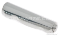 Silver-Polished-Satin Black Handbrake Grips Image