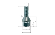 S2 / S3 Wheel Bolts 26mm Thread Image