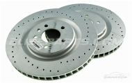 Pair of V6 Exige Front Brake Discs OEM Lotus Image